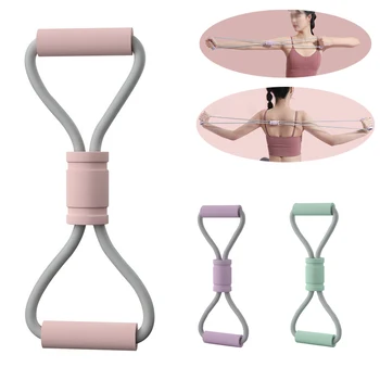 Figure 8 Resistance Bands, Multi-Function 8 Shaped Resistance Band, Resistance Band Elastic, for Home Gym, Training, Stretching. 1