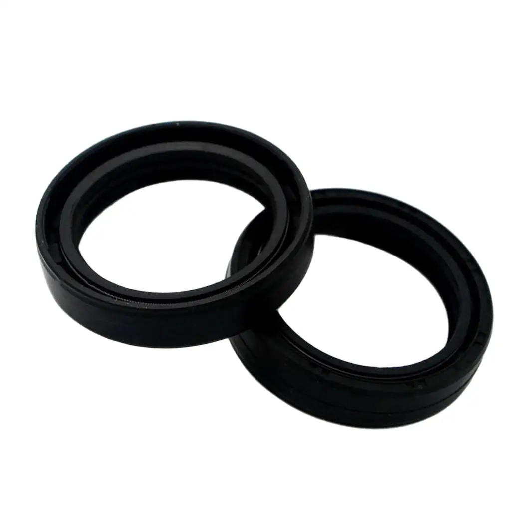 2pcs 33x46x10.8 MM Rubber Fork Oil Seal for Motorcycle Front Shock Absorber