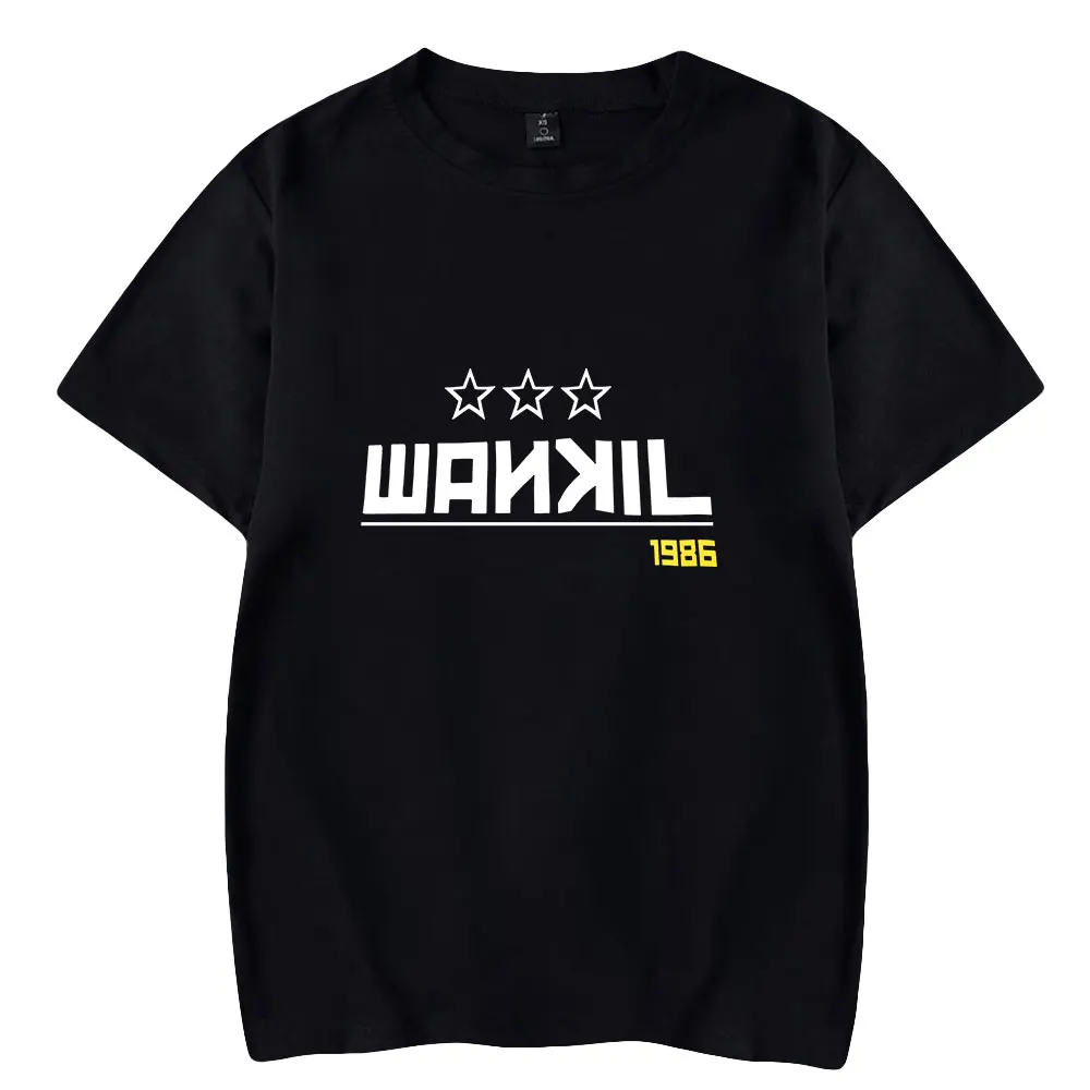 Wankil Estudio Tshirt Unisex Girocollo Manga Curta Tee Homens Mulheres T-Shirt 2024 Estilo Casual Moda Roupas