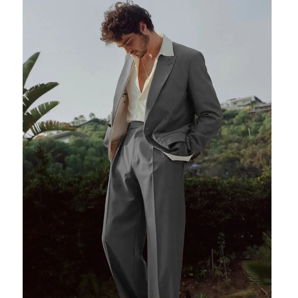 Formal Suit Men's Single Breasted French Two-piece Suit