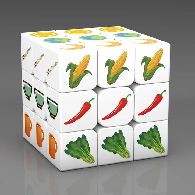 3x3x3 Magic Puzzle Cube Printing National Flag Pattern Packing Cubo Children's Gifts Educational Fidget Speed Cube Toys For Kids 4