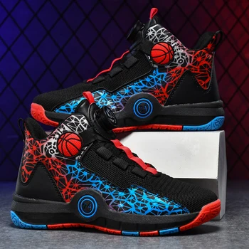 Scarpe da basket per bambini Design originale 2024 nuove scarpe sportive da allenamento sul campo Indoor comode scarpe da basket per ragazzo per bambini