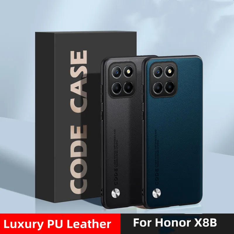 Custodia Per Honor X8B Cover Posteriore Antiurto In Pelle Siliconica Per Huawei Honor X8B Bumper Funda
