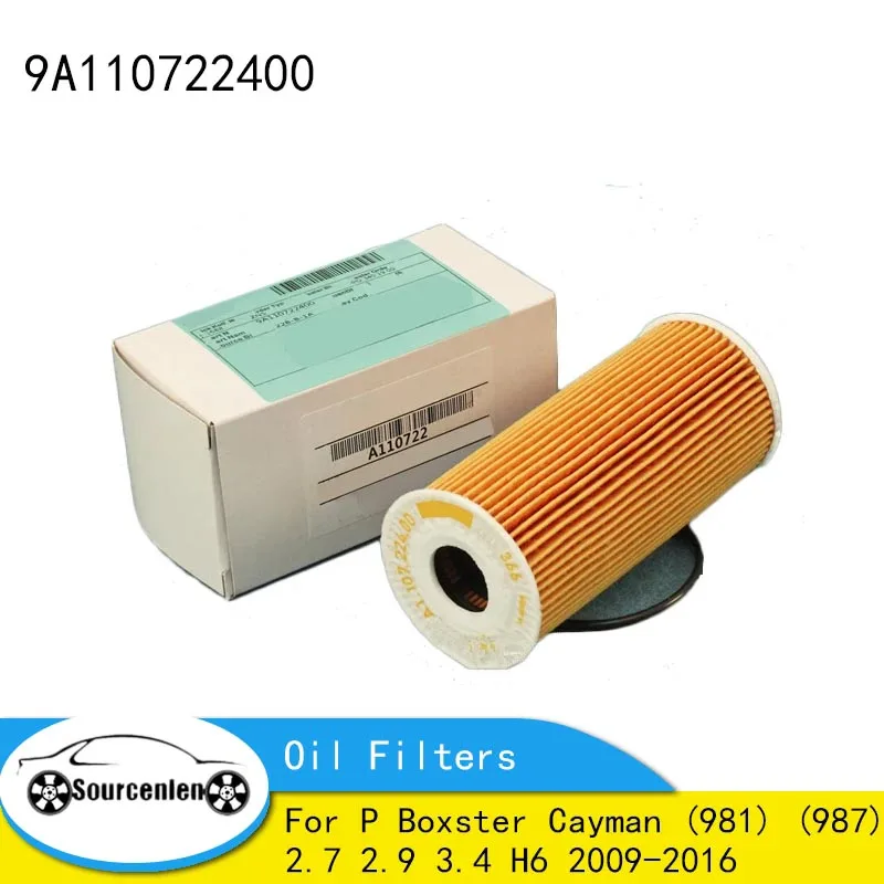 9A110722400 Oil Filter for P Boxster Cayman (981) (987) 2.7 2.9 3.4 H6 2009 2010 2011 2012 2013 2014 2015 9A110722400