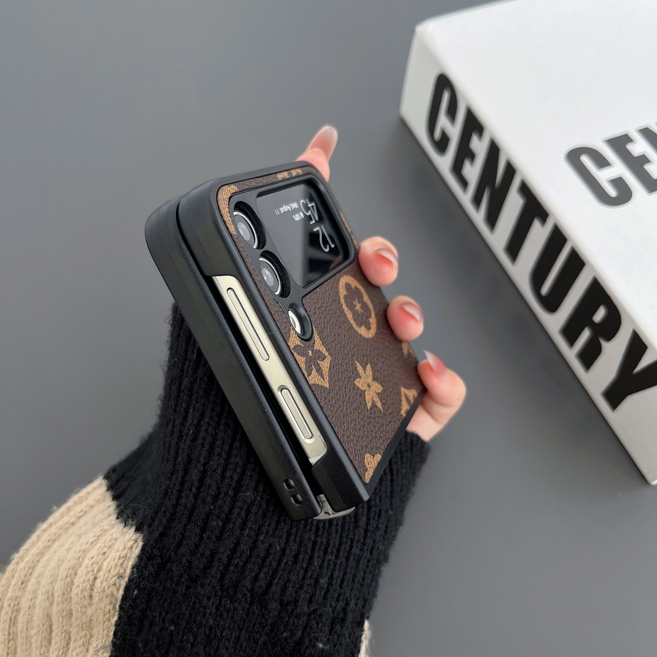 Роскошный флип-чехол с изображением старых цветов и шести цветов для  Samsung Galaxy Z 4 | AliExpress