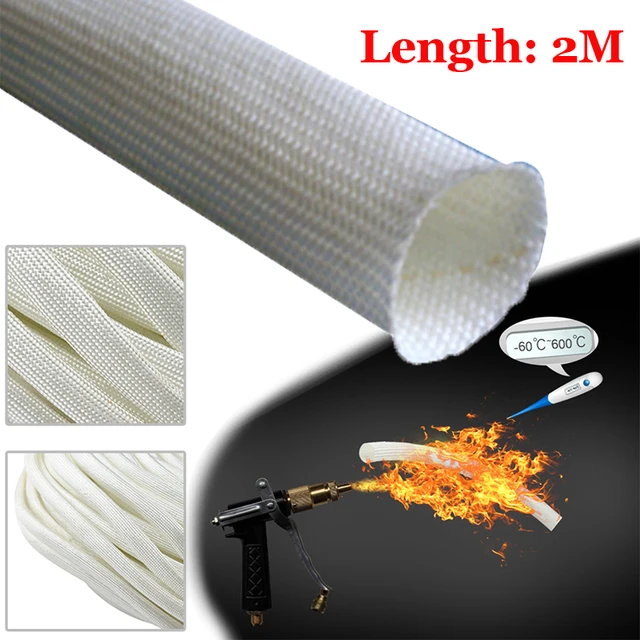 Product Review: 22/24mm 2M Exhaust Glass Fiber Hose Lagging Insulation