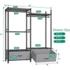 Bedroom Clothes Cabinet Portable Wardrobe for Clothes Closet for Room Assembly Multifunctional Furniture Home 4