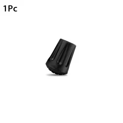 Anti-Slip Rubber Tips for Trekking and Hiking Poles - Durable Walking Stick Tip Protectors (1Pc)