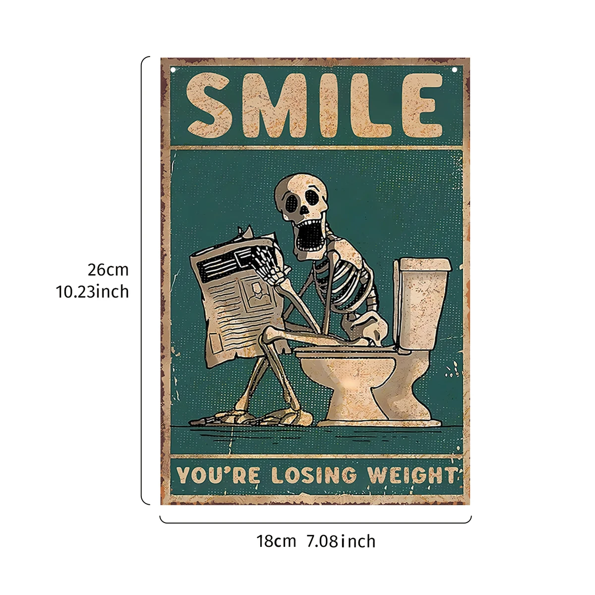 1PC, funny skeleton toilet seat decoration sign, lightweight wooden material home decoration sign