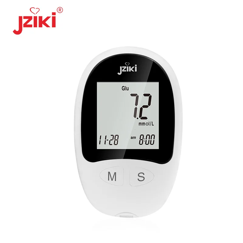 JZK-202 Home Use Blood Glucose Test Meter Conversion Between mmol/L and mg/dL Units Medical Elderly Blood Glucose Meter
