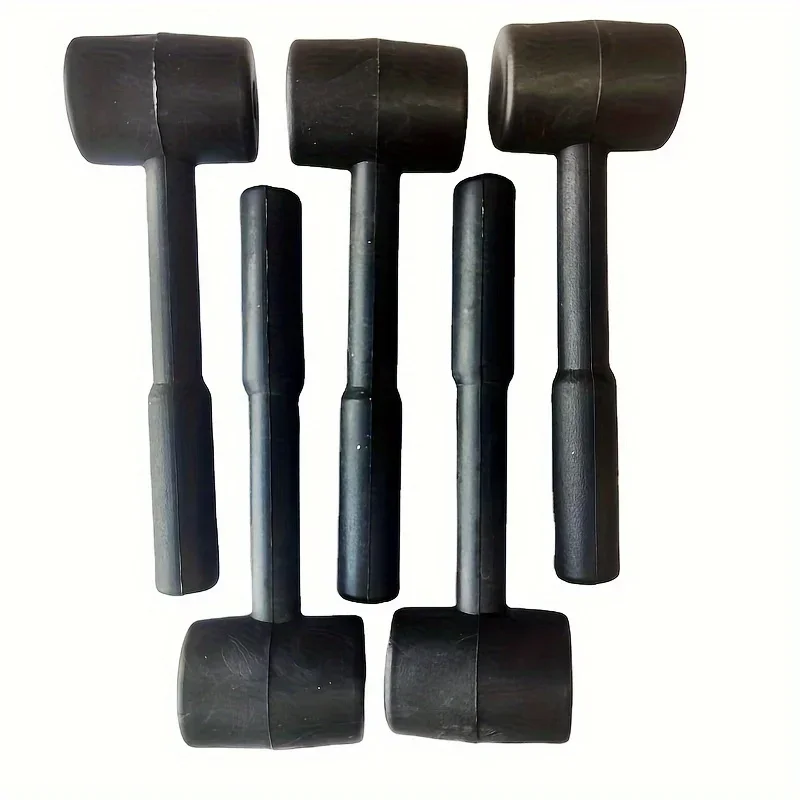 Black rubber mallet - durable and versatile tool for DIY, home repair and industrial use, perfect for gift ideas hammer