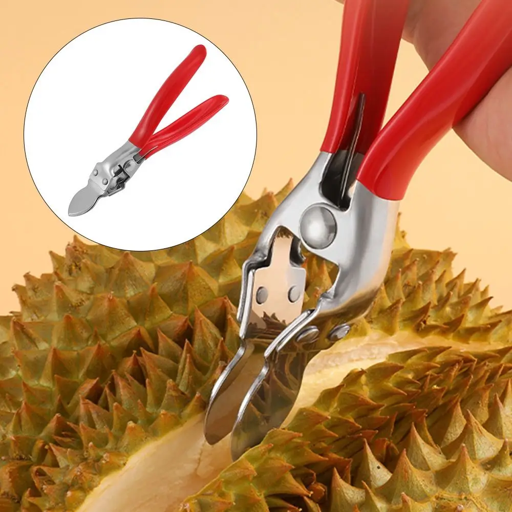 Stainless Steel Durian Opener Clip Rustproof Pliers Durable Durian Peel Breaking Tool for Restaurant Household Cooking Tools