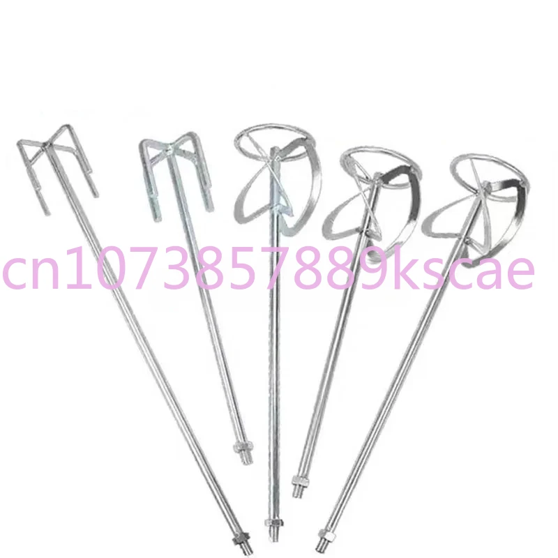 

Stainless steel mixer stir bar Paint/Concrete Mixer Paddle Axle Hexagon Drill/Square Hammer Multiple style selection