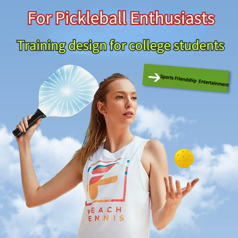 New carbon fiber pickleball racket outdoor sports beginner training men and women pickleball racket factory