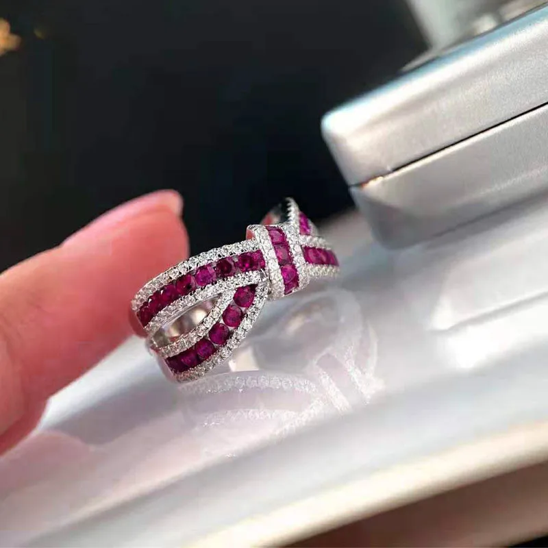 925 Sterling Silver Fashion Engagement Ceremony Accessories with Bright Zirconia Stylish Female Gorgeous Trendy Wedding Jewelry - 6