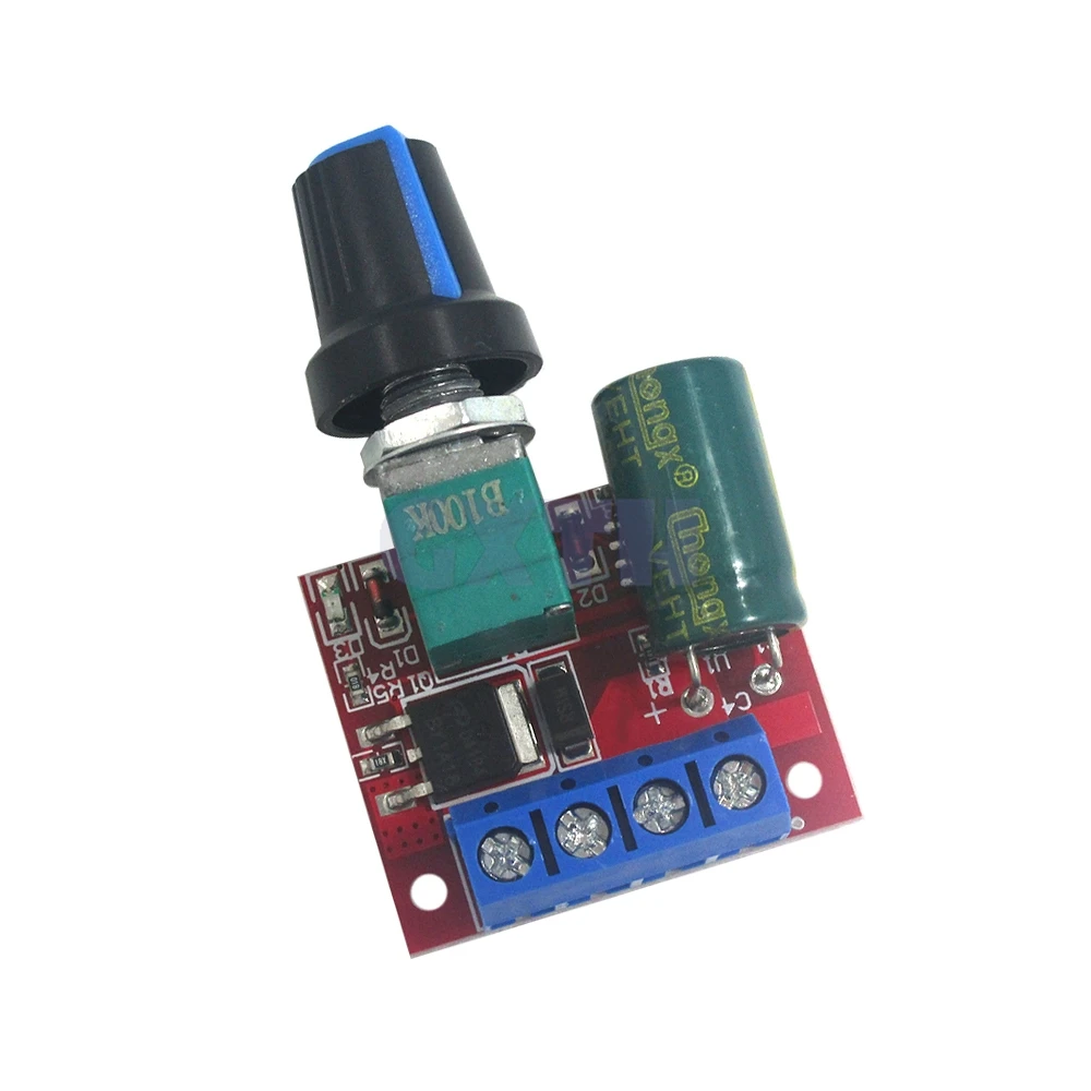 5A 90W PWM 12V DC Motor Speed Controller Module DC-DC 4.5V-35V Adjustable Speed Regulator Control Governor Switch 24V