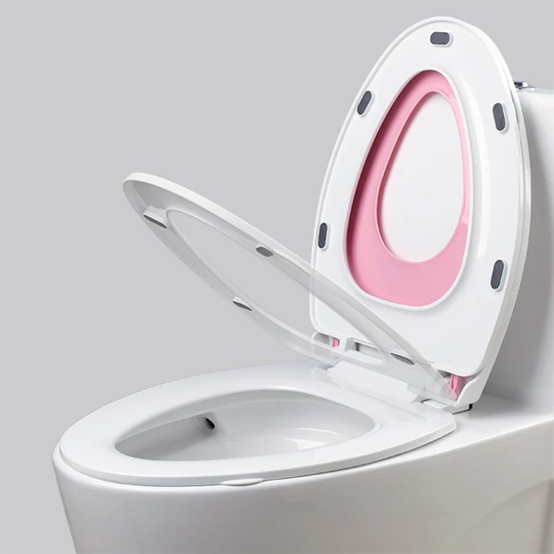 Universal Thickening Toilet Seat Lid, Slow Drop Cover, Toilet Accessories, Household, tapa de ba&ntilde;o wc