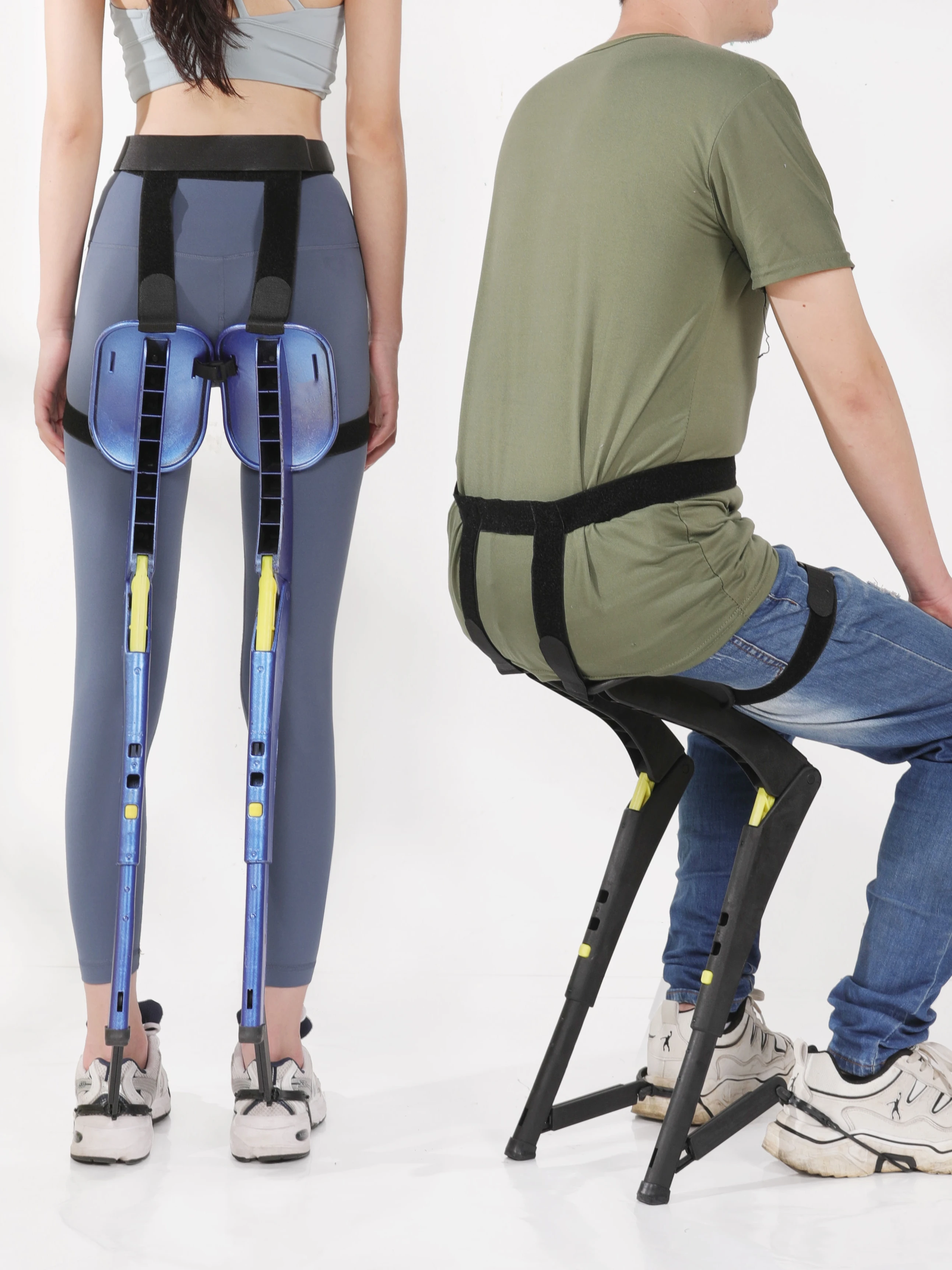 Invisible Seat Leg Brace Magic Stool, Wearable Portable Seat Ergonomics