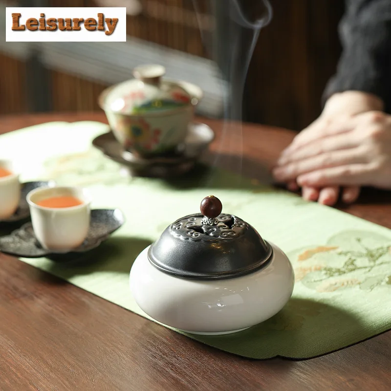 Auspicious Clouds Incense Holder Mist Smoking Steamers Incense Burners Consecrate Smell Distributor Censer Teaset Decoration