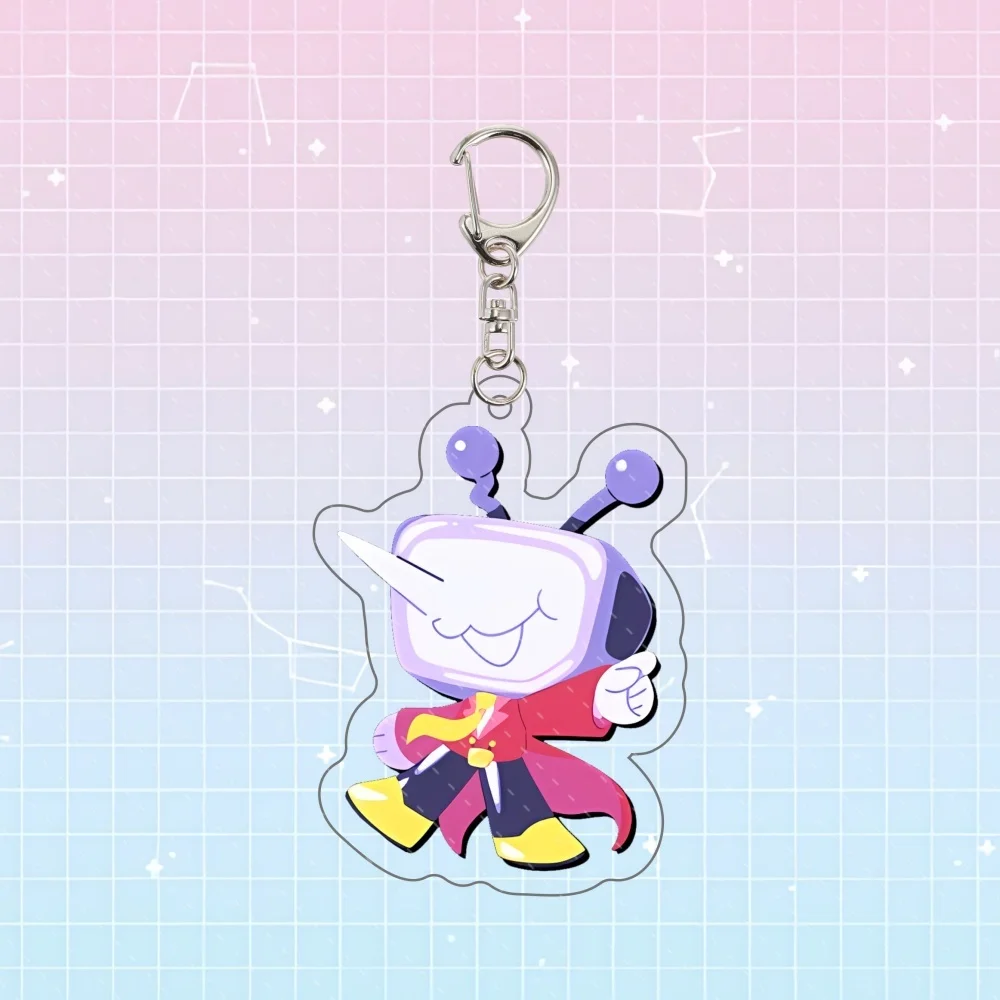 Niedliche Deltarune-Schlüsselanhänger für Accessoires Ralsei Kris Susie Spamton Undertale Angel Schmuck Schlüsselringe Fans Gaming Gamer Geschenke – Detail 5