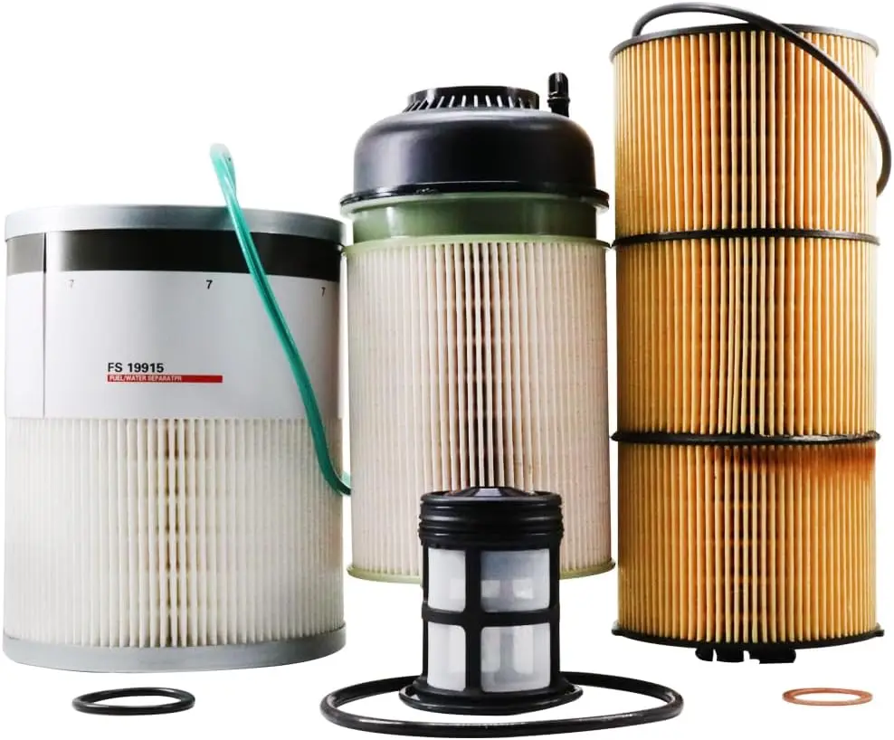 Fuel filters suitable for Donaldson, Detroit Diesel Freight Company, Cascadia, Western Star, LF17511, PF9908, FS19915