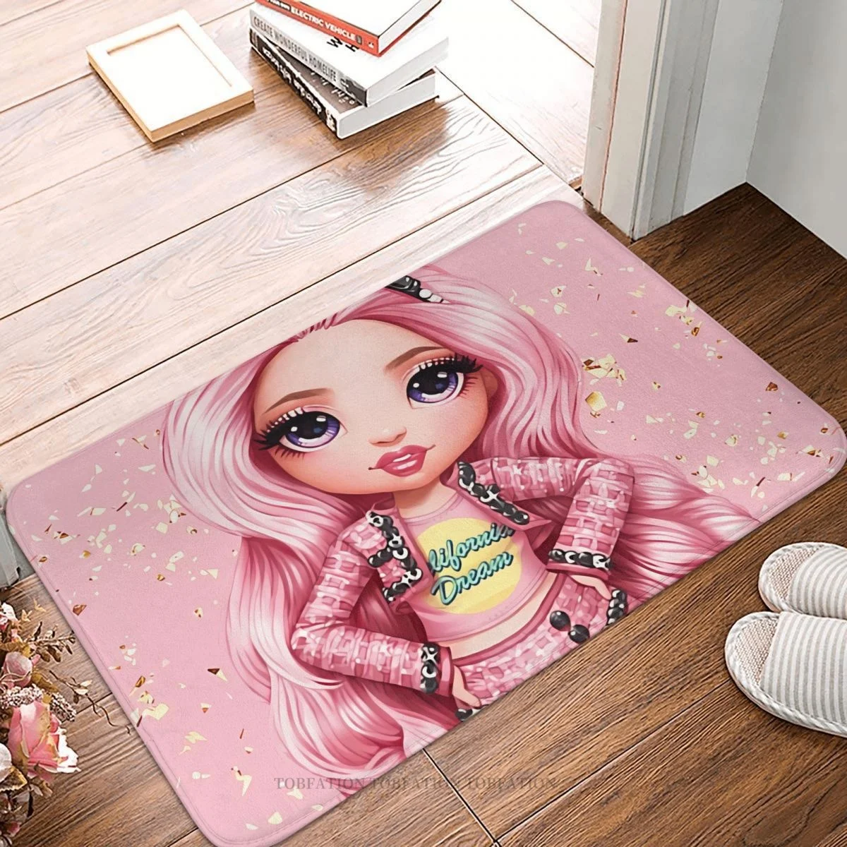 Rainbow High Dolls Bath Tappeto Antiscivolo Bella Parker Tappetino Per Camera Da Letto Zerbino Per Porta D'Ingresso Tappeto Per La Decorazione Della C