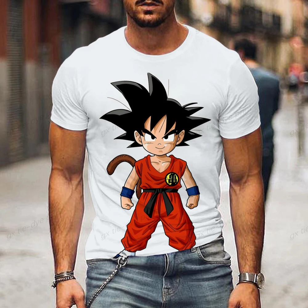 

Men's 2024 Dragon Ball Z T-Shirt Children For Girl Boy Girls Kids Print 3D TShirts Child Baby Tops Clothing Goku TShirt Clothes