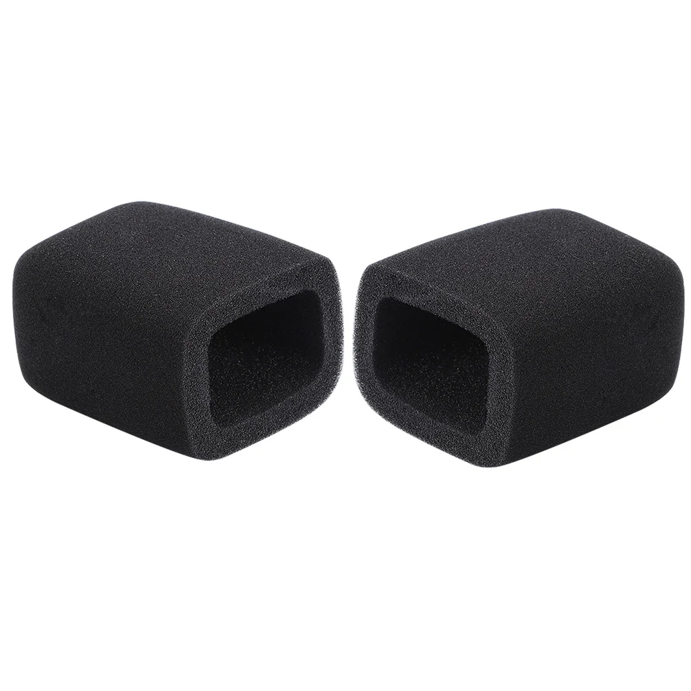 

2 Pcs Microphone Sponge Cover KTV Covers Protectors Microphones Universal Hygiene Thickened for Accessories