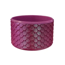 Durable Silicone Boot Sleeve for Tumbler Water Bottles (Wine Red)