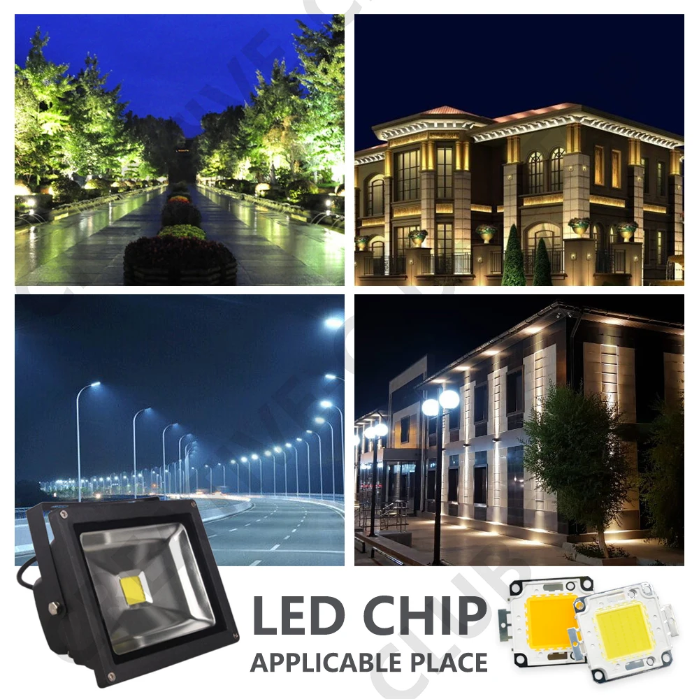 Led Floodlight 30w Cob, Led Floodlights Chip