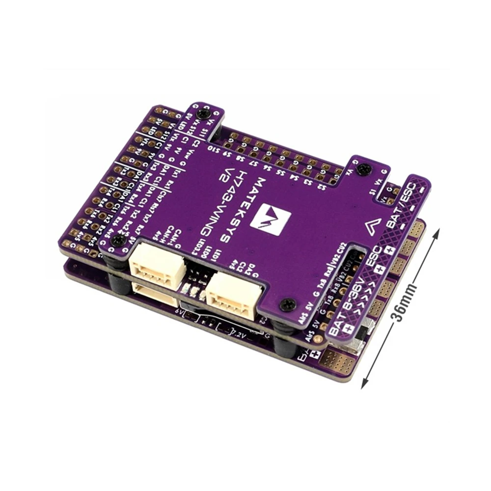 MATEK H743-WING V2 ArduPilot INAV 3-8S H743 Wing with OSD Flight Controller for RC Airplane Multirotor Fixed-Wing Racing Drones