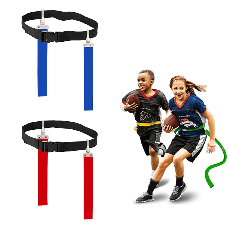 

American Football Match Training Buckle Belt Adjustable Rugby Flag Tag Waist Strap