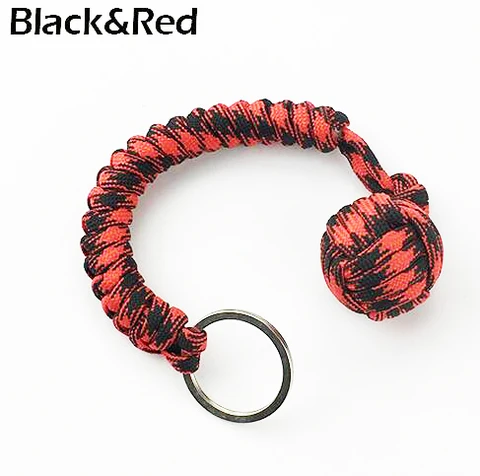 Self Protection  Fist Steel Ball For Girl Bearing  Lanyard Survival Key Chain Window Breaker  Self Defense Tool