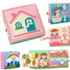 Toddlers Montessori Busy Book 3D Baby Story Cloth Activities Book Board Preschool Learning Education Travel Toys for Story Book 1