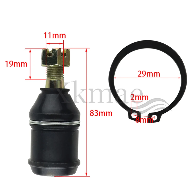 

New Aftermarket 12mm Bolt Tie Rod End Ball Joiner Fit for 250cc 150cc Quad Dirt Bike ATV Buggy Go Kart D10