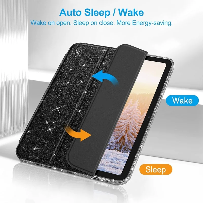 Glittering Sparkly Multi-Angle Stand Smart Cover
