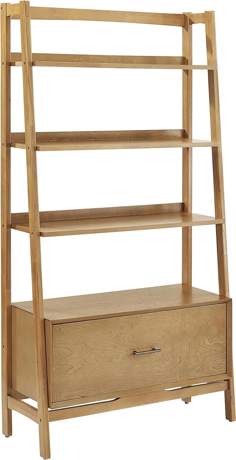

Crosley Furniture Landon Large Etagere Bookcase, Acorn