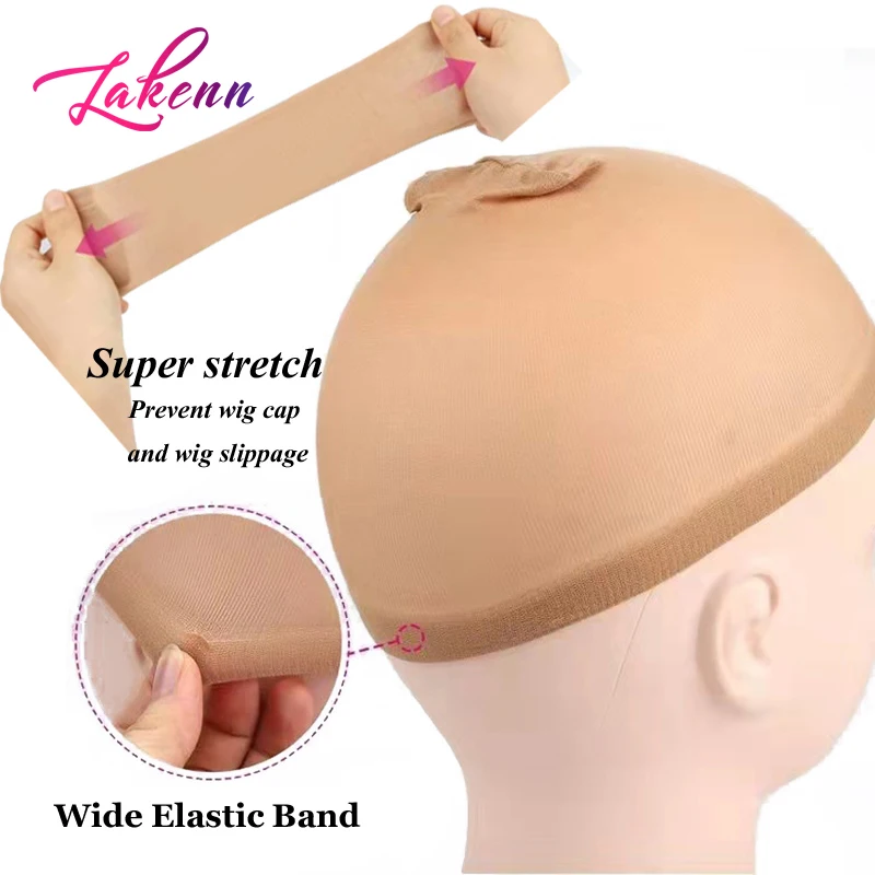 Stocking Wig Cap Black Wig Caps Caps Black Stocking Caps Stretchy Nylon Caps For Wig For Women 20Pcs