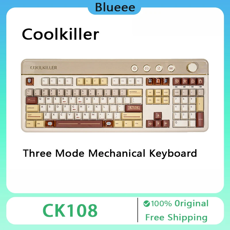 Клавиатура Coolkiller CK108 Механическая с магнитным переключателем и поддержкой Bluetooth