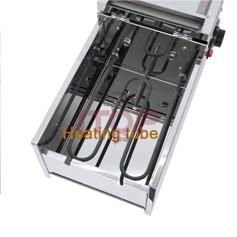 ITOP Chimney Cake Baking Machine 2 Stainless Steel Rollers Kurtos Kalacs Oven Electric 1500W Ice Cream Bread Cone Maker 4