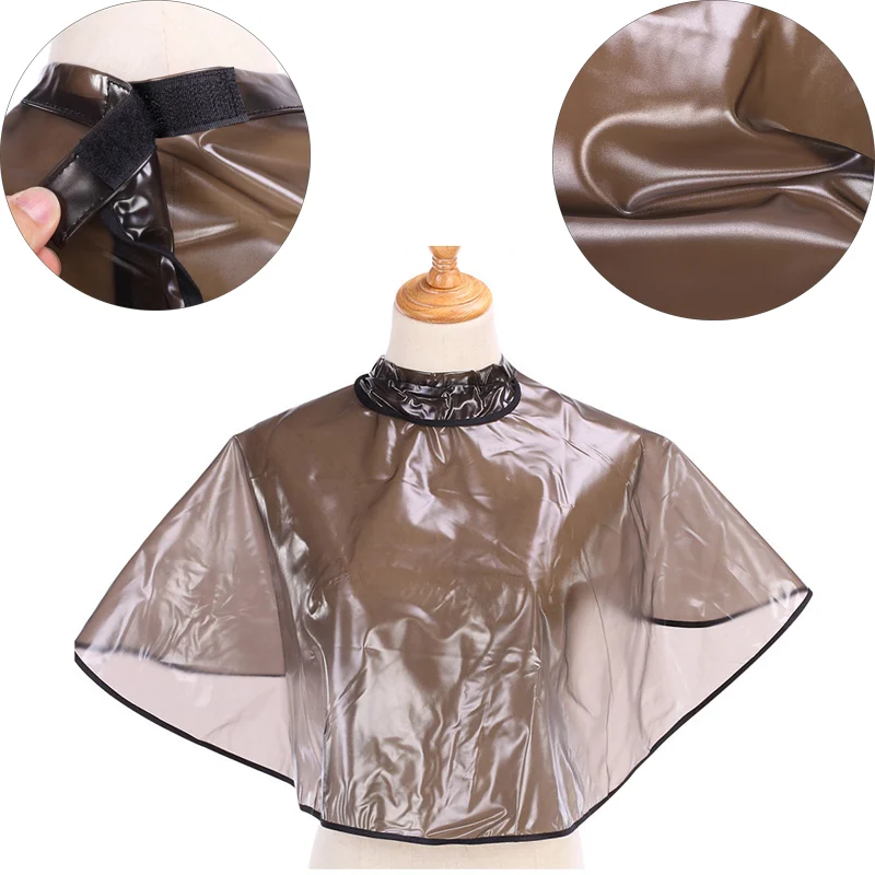 

Hair Cutting Collar Waterproof Colouring Cape Barber Cloth Hairdressing Hair Dye Gown Perm Baking Oil Cape Tool Haircut Cape