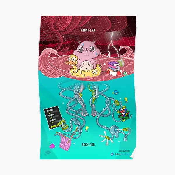 

Задний плакат Vs Frontend, картина, декор для комнаты, Настенная картина, искусство для дома, винтажная роспись, Современная печать, забавное украшение, без рамки