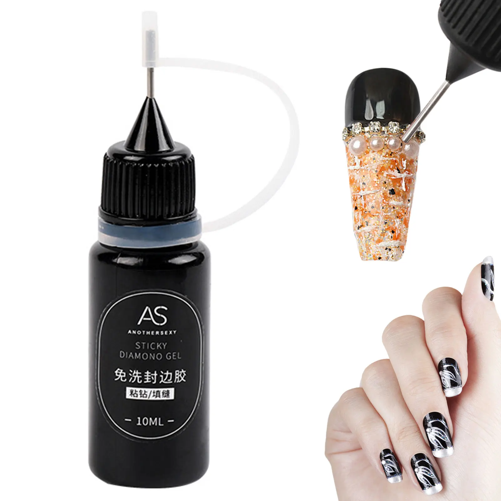 Rhinestone Glue For Nails Nail Art Rhinestone Glue Gel Nail Glue Pen