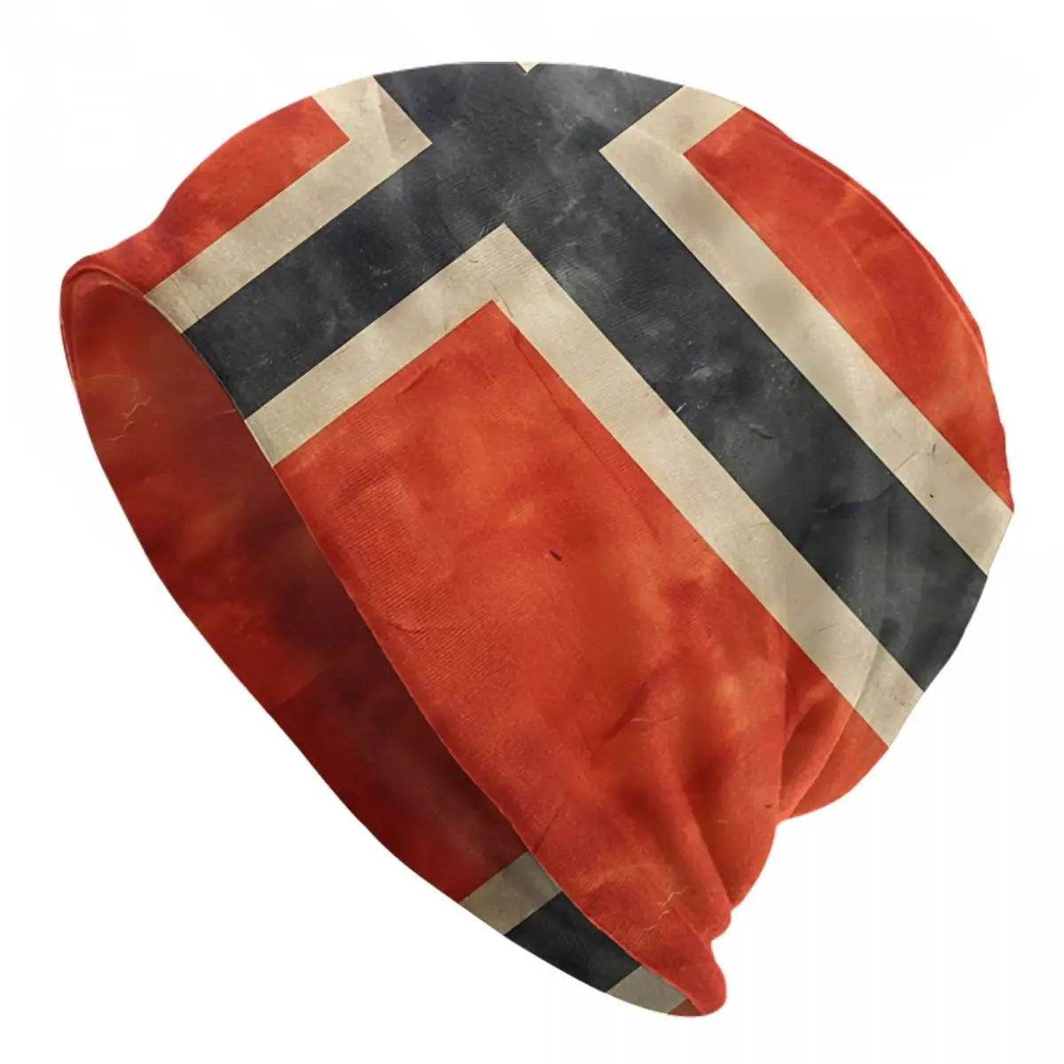 

Vintage Norwegian Flag Thin Skullies Beanies Outdoor Caps For Men Women Norway Flag Ski Caps Bonnet Hats