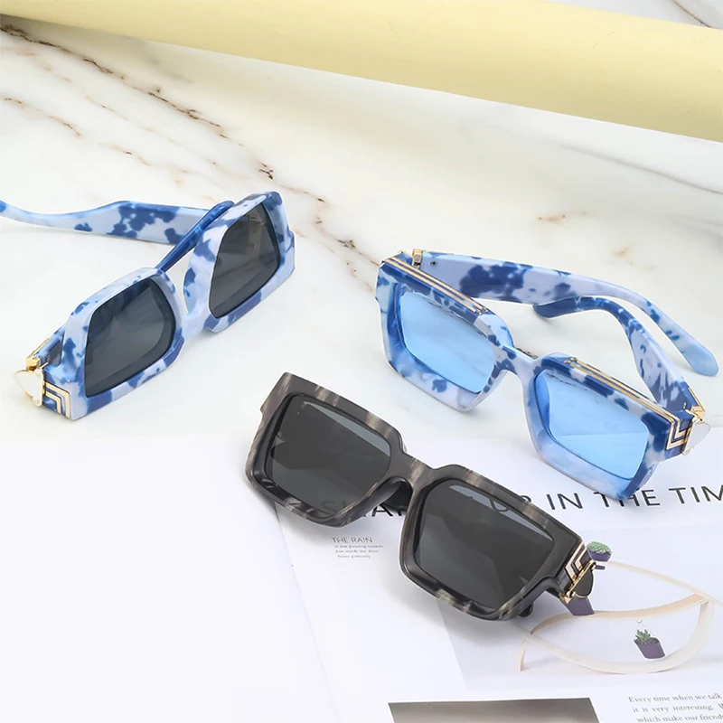 Millionaire Square Sunglasses For Men Trendy Sunglasses Women Oculos  Fashion Glasses Lunette De Soleil Homme Gafas Lentes Vasos - AliExpress