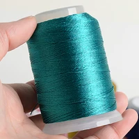 1 Roll High Quality Ice Silk Yarn For Knitting 100% Rayon Emboroidery Thread To Knit Crochet Line Cool Yarn Knitted Needlework 2