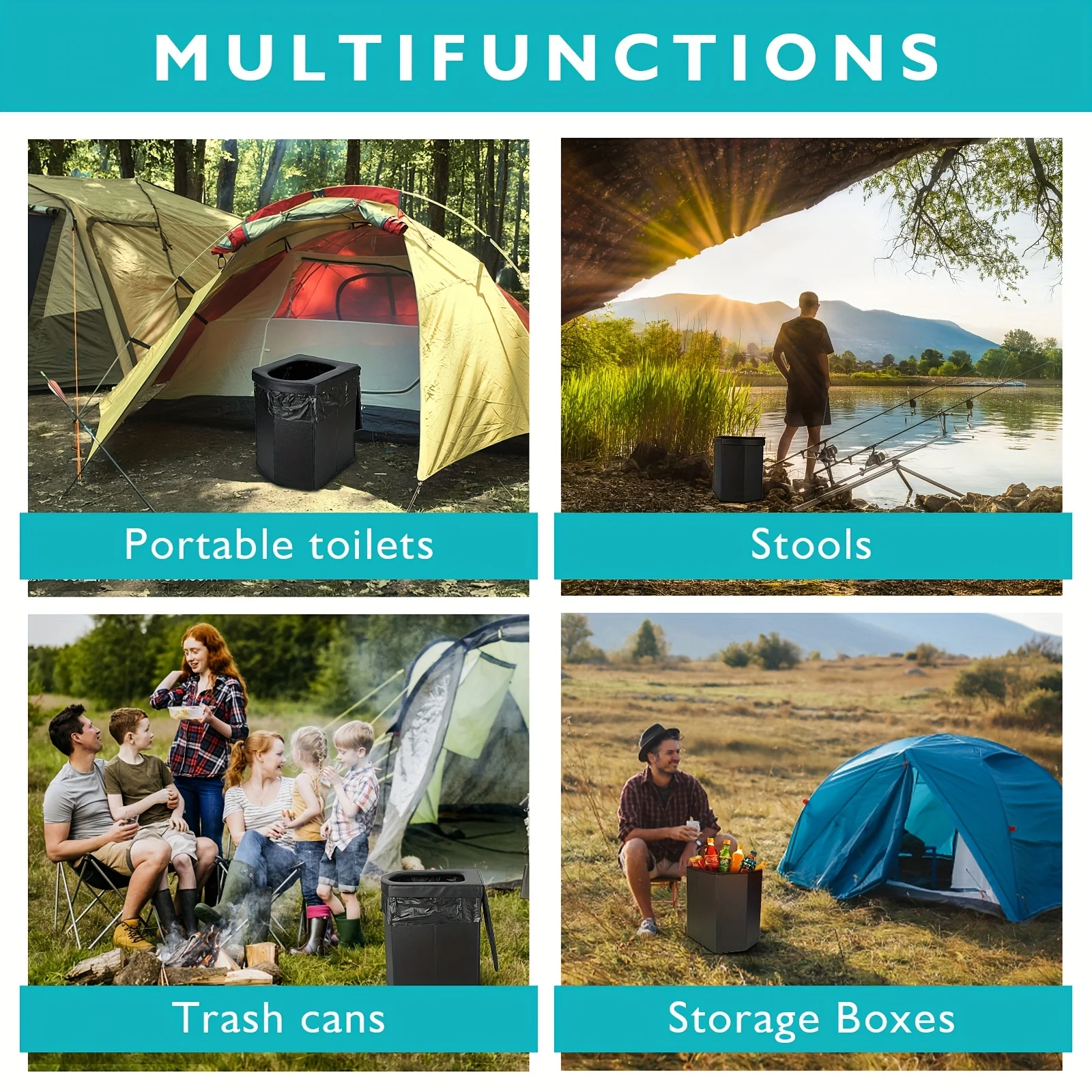 XL Portable Camping Toilet 5