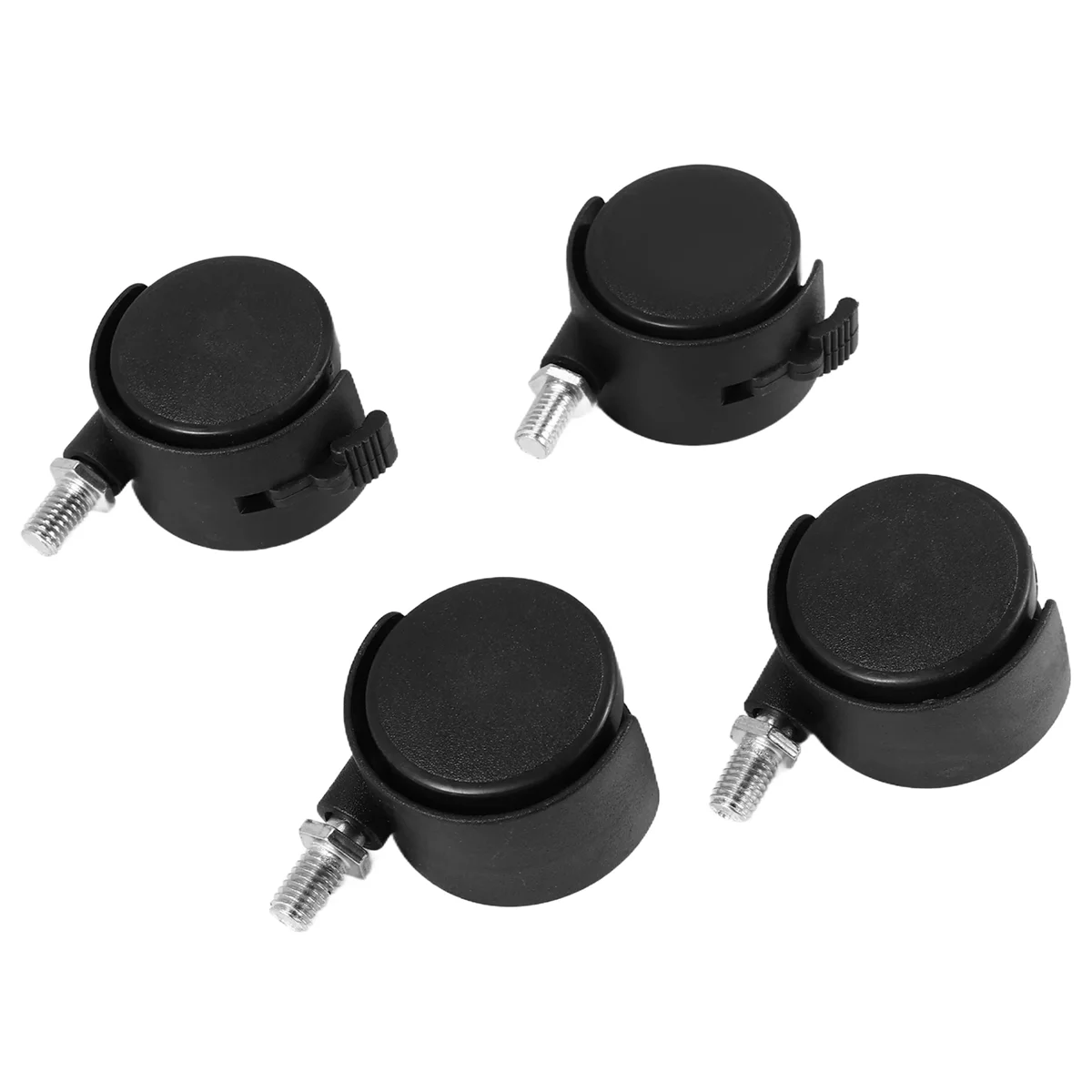 A04I Set of 4 Screw in Caster Wheels - 2 with Lock Function