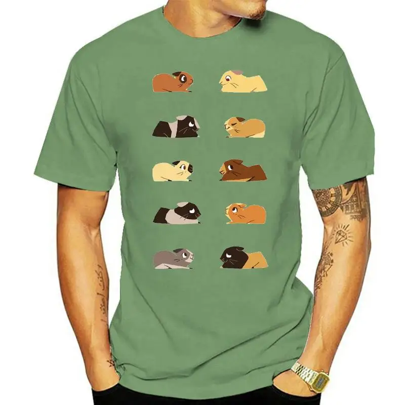 

2023 T Shirt Normal Elastic Guinea Pigs tshirts Clothing Summer Short Sleeve Kawaii t-shirt mujer camiseta unicornio femme