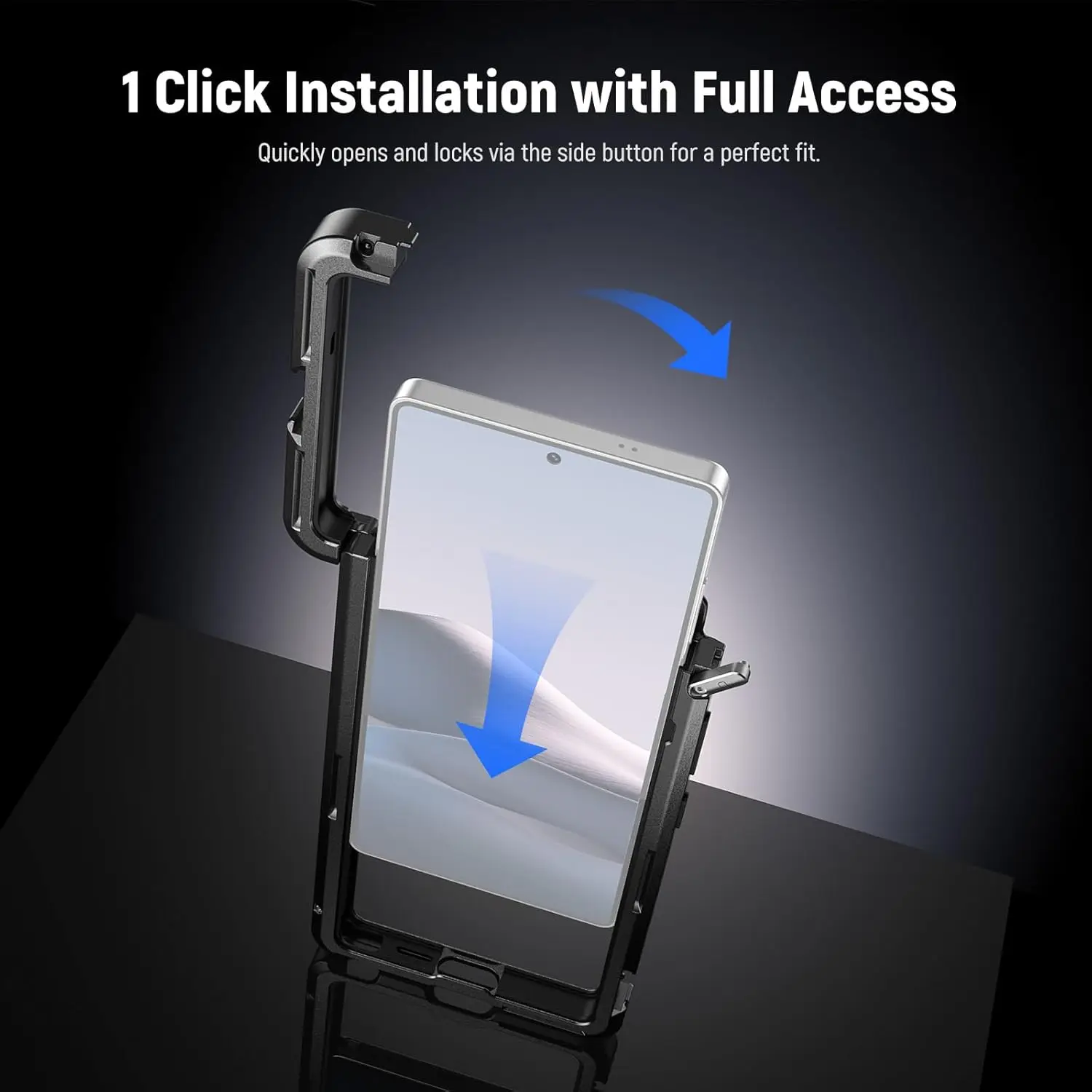 Phone Cage Rig Holder for Samsung Galaxy S25 Ultra,Recording Filming Rig Stabili